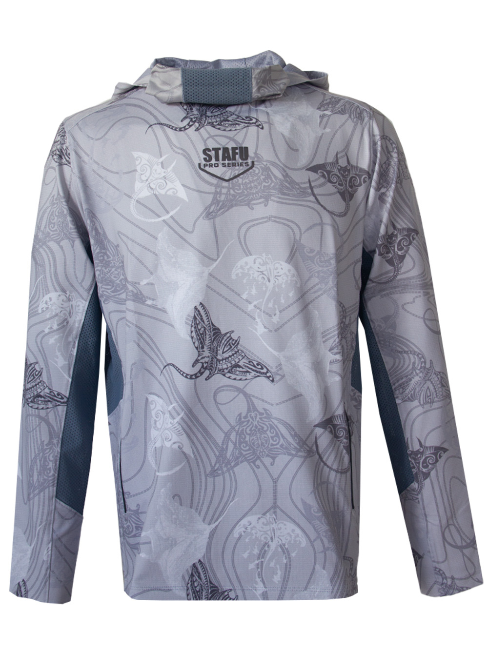 Argonaut Maskeli UV Korumalı Uzun Kollu Performans T-Shirt - Manta Gri - Stafu Pro Series