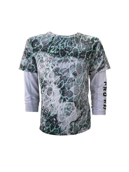 Ahoy Jr. Çift Kollu UV Korumalı T-shirt - Maelstrom - Stafu Pro Series