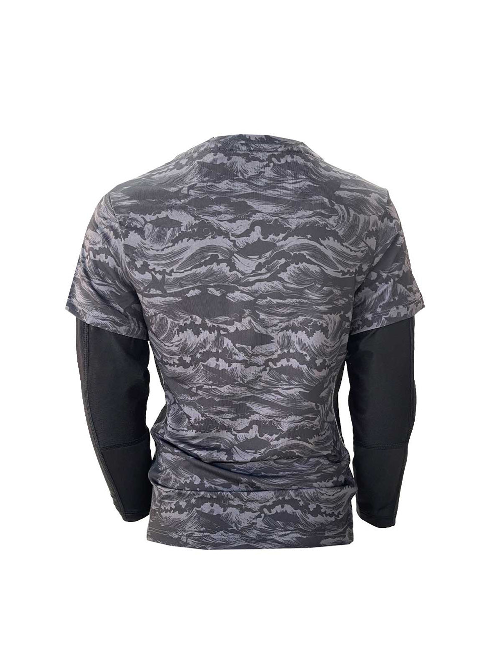 Ahoy Jr. Çift Kollu UV Korumalı T-shirt - Signature Siyah - Stafu Pro Series