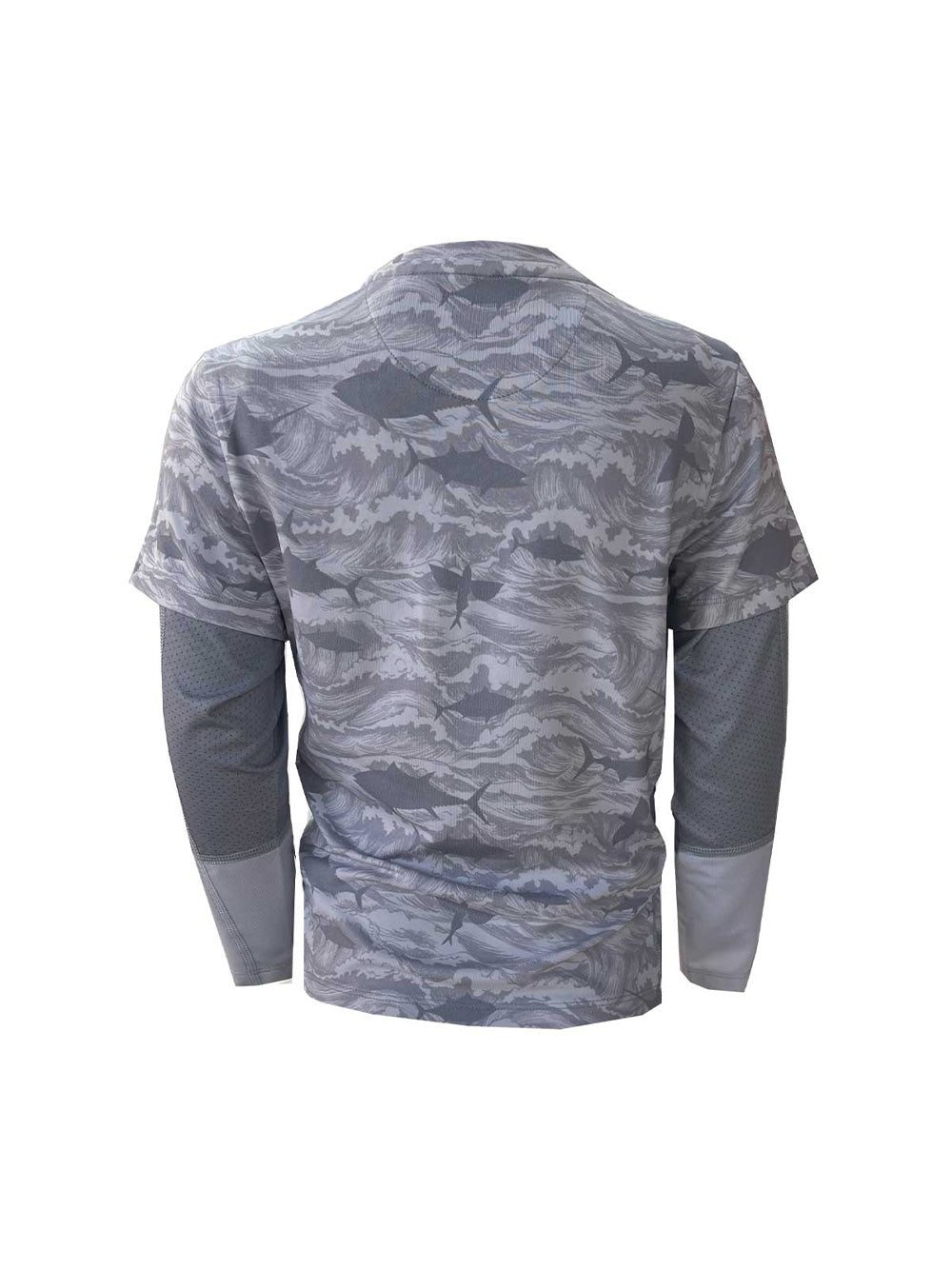 Ahoy Jr. Çift Kollu UV Korumalı T-shirt - Signature Beyaz - Stafu Pro Series