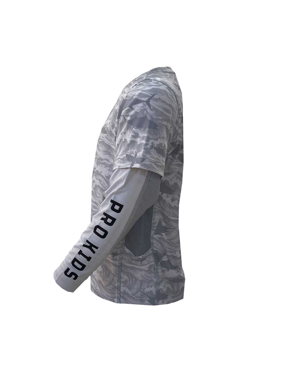 Ahoy Jr. Çift Kollu UV Korumalı T-shirt - Signature Beyaz - Stafu Pro Series