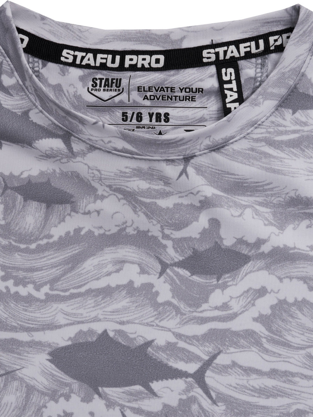 Ahoy Jr. Çift Kollu UV Korumalı T-shirt - Signature Beyaz - Stafu Pro Series