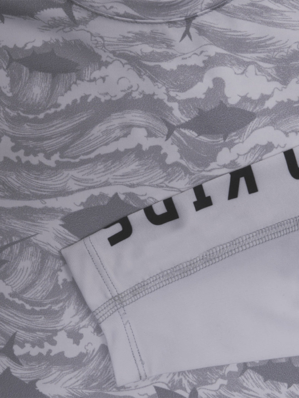 Ahoy Jr. Çift Kollu UV Korumalı T-shirt - Signature Beyaz - Stafu Pro Series