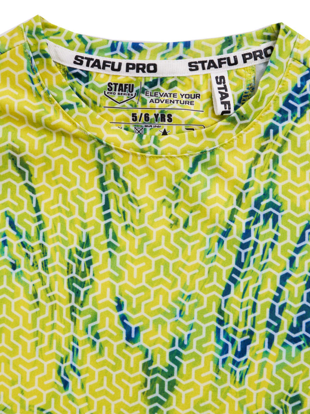 Ahoy Jr. Çift Kollu UV Korumalı T-shirt - Trophy Lime - Stafu Pro Series