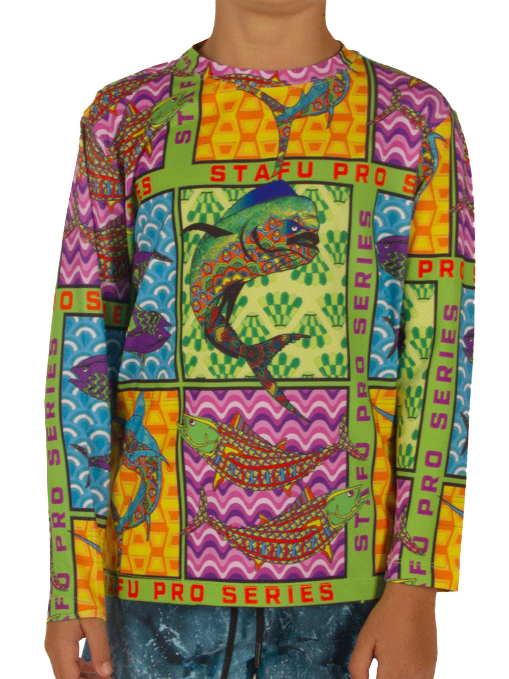 Apex Jr. UV Long Sleeve T-Shirt - Fish Eye