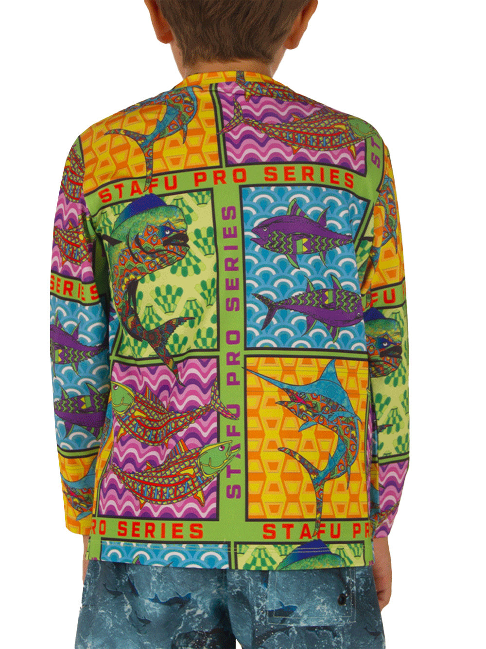 Apex Jr. UV Long Sleeve T-Shirt - Fish Eye