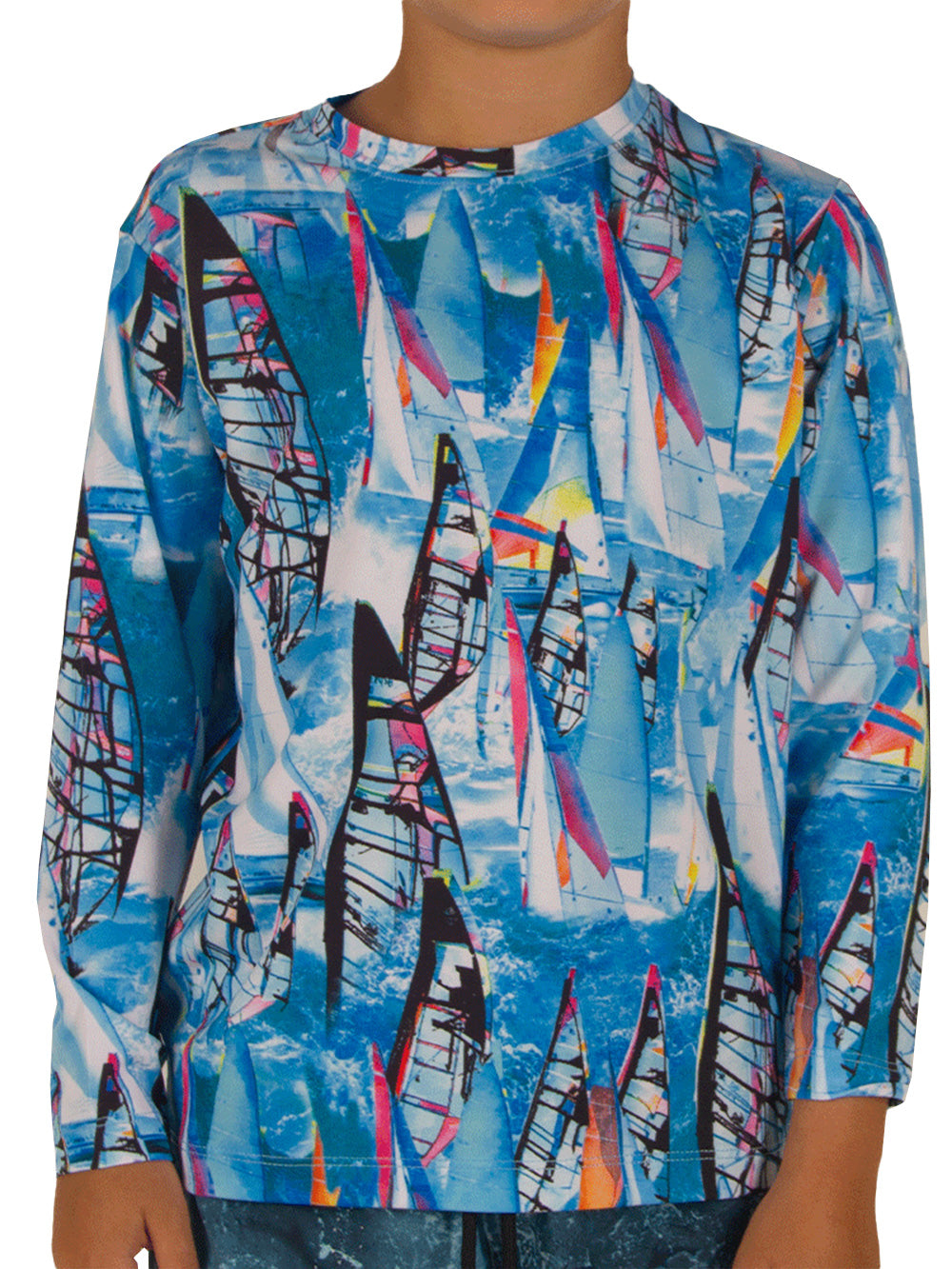 Apex Jr. UV Uzun Kollu T-Shirt - Sail - Stafu Pro Series