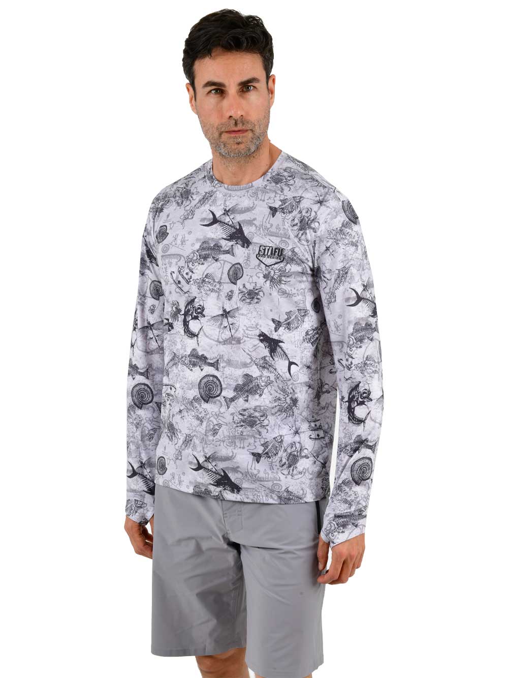 Apex UV Uzun Kollu Performans T-Shirt - Paleo Grey - Stafu Pro Series