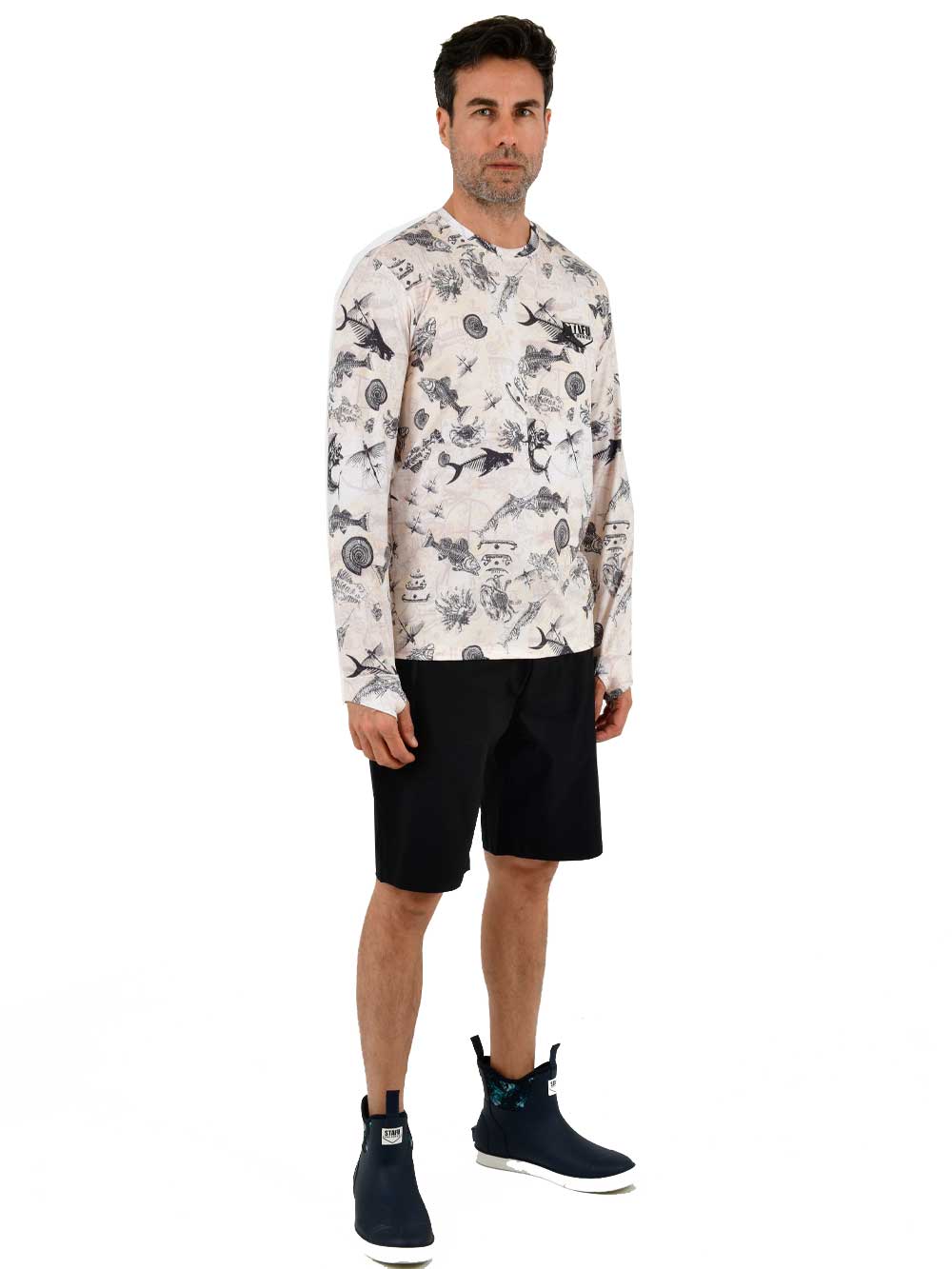 Apex UV Uzun Kollu Performans T-Shirt - Paleo Sarı - Stafu Pro Series