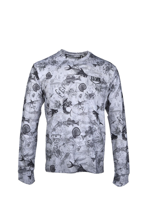 Apex UV Long Sleeve Performance T-Shirt - Paleo Gray