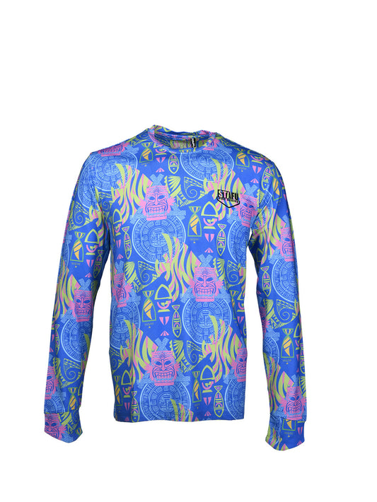 Apex Long Sleeve UV-Protected T-Shirt -Samoa Blue