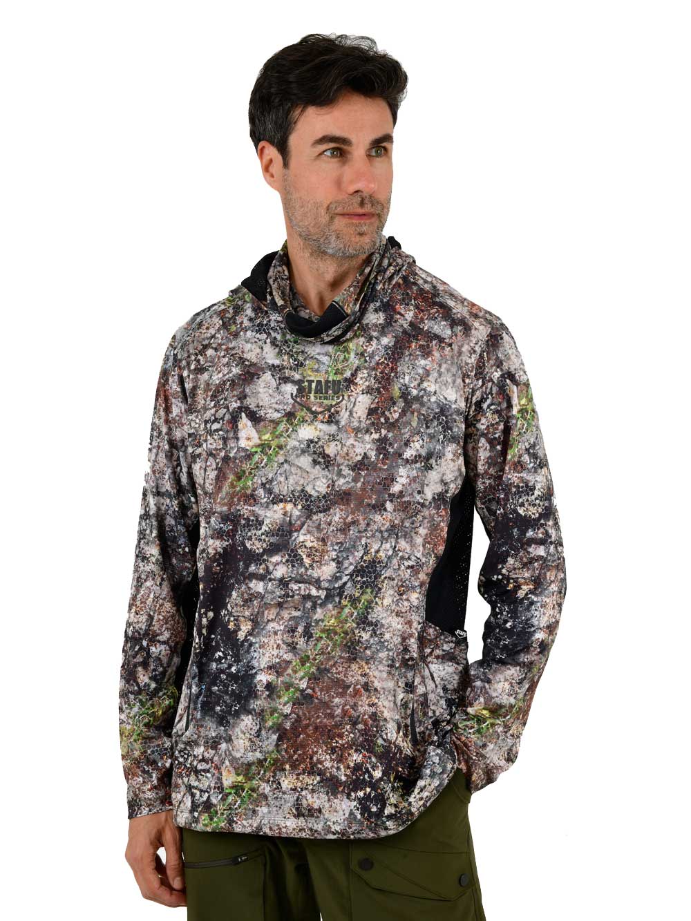 Argonaut Masked UV Protection Long Sleeve Performance T-Shirt - Altai Camo