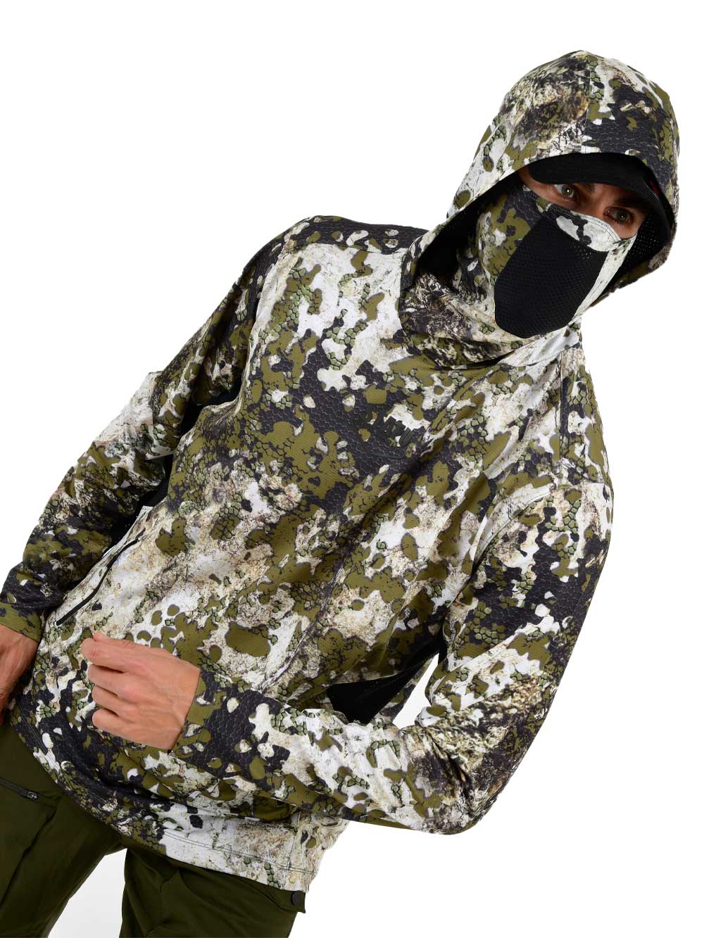 Argonaut Masked UV Protection Long Sleeve Performance T-Shirt - Birch Camo