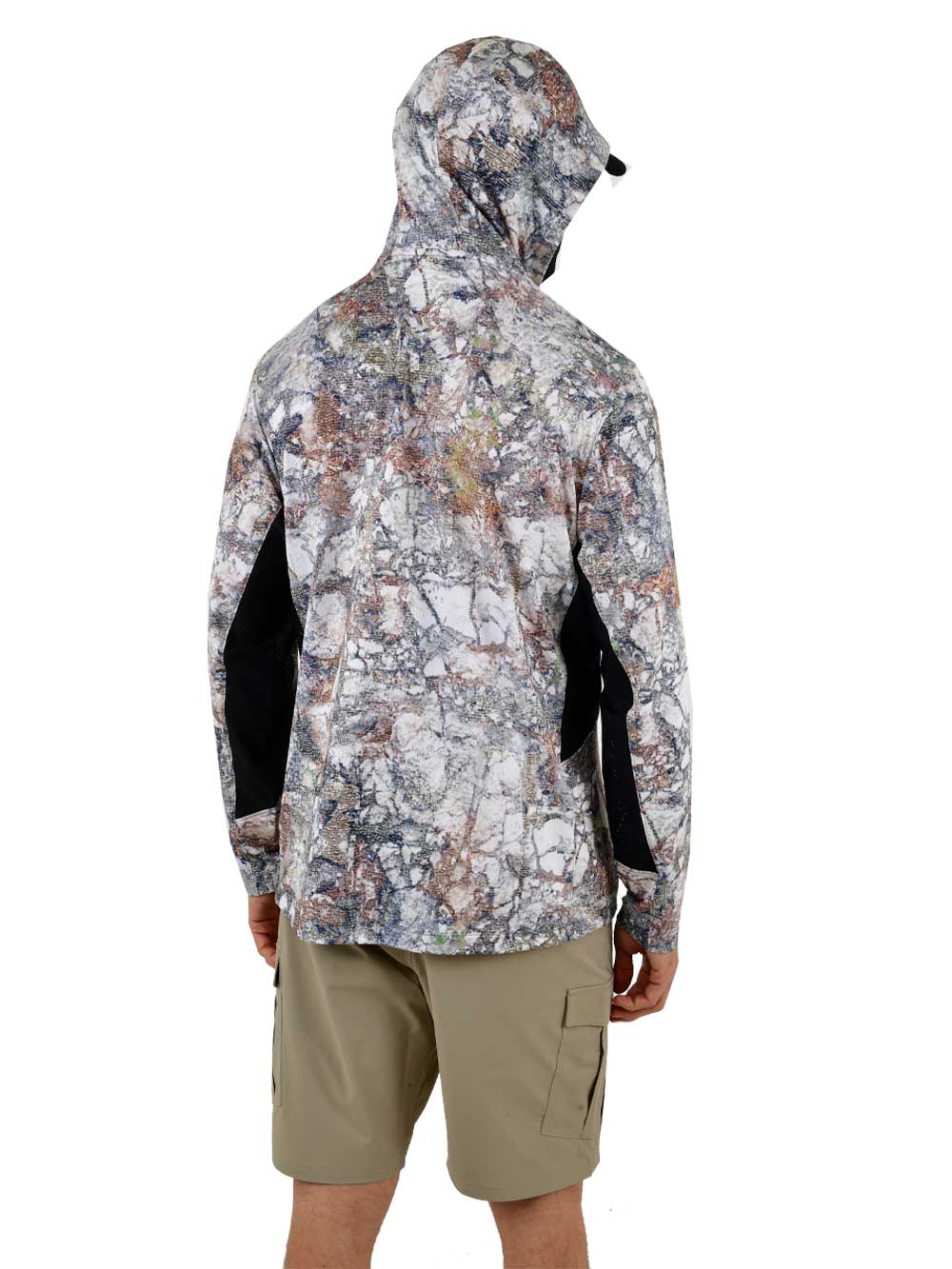 Argonaut Masked UV Protection Long Sleeve Performance T-Shirt - Lime Camo