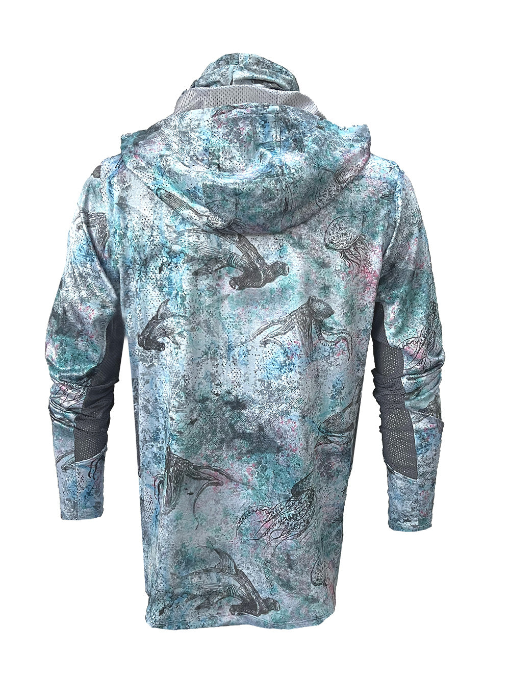 Argonaut Maskeli UV Korumalı Uzun Kollu Performans T-Shirt - Hammerhead Mavi - Stafu Pro Series