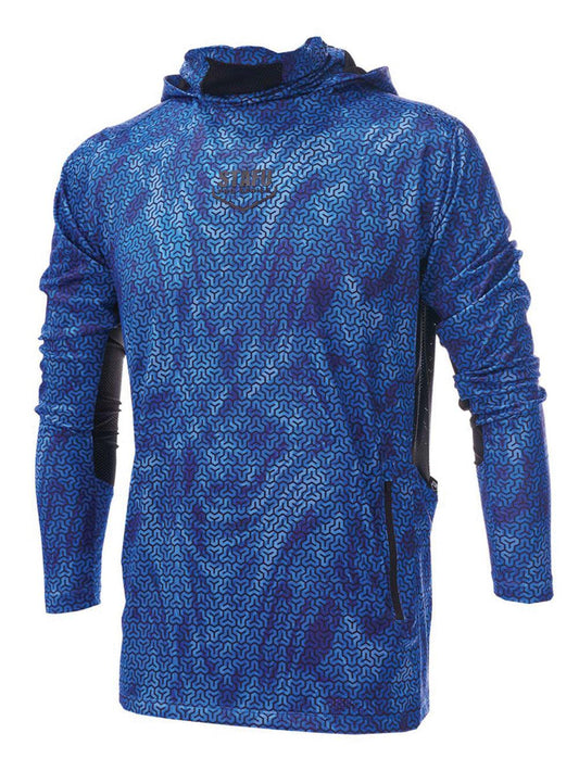 Argonaut Maskeli UV Korumalı Uzun Kollu Performans T-Shirt - Trophy Mavi - Stafu Pro Series