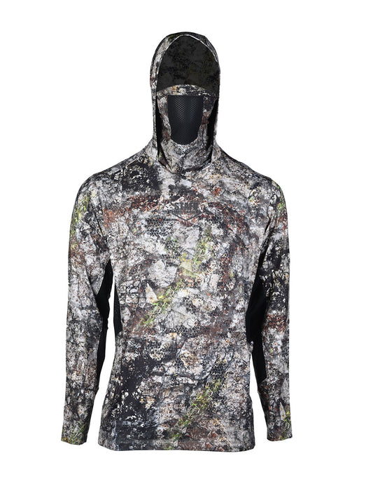 Argonaut Maskeli UV Korumalı Uzun Kollu Performans T-Shirt - Altai Camo