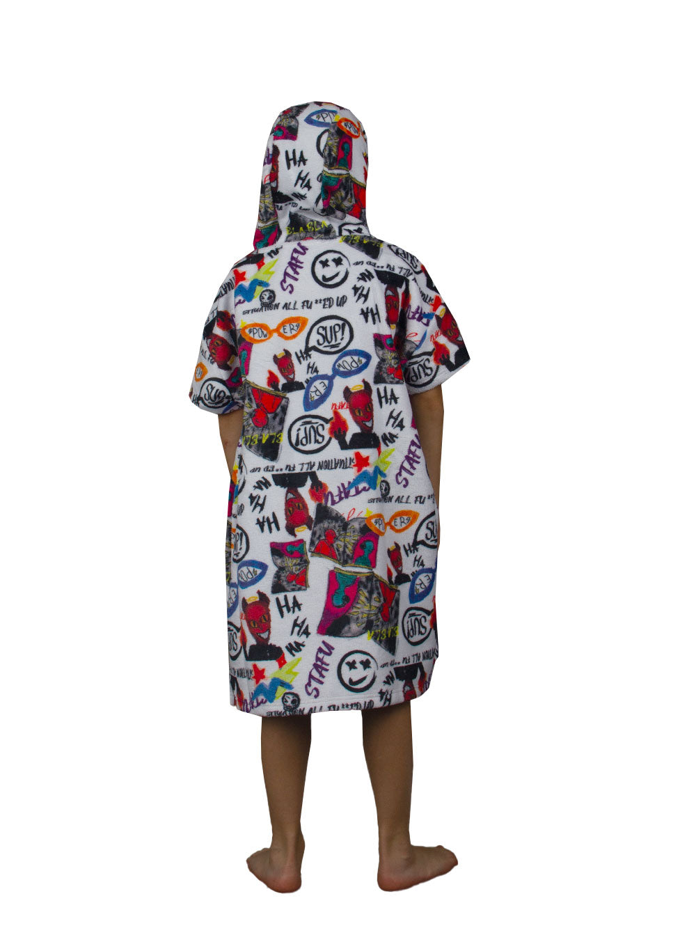 Atlas Jr. Poncho Towel- Devil