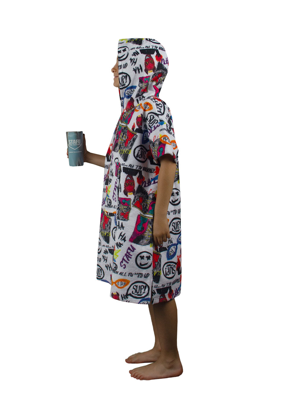 Atlas Jr. Poncho Towel- Devil