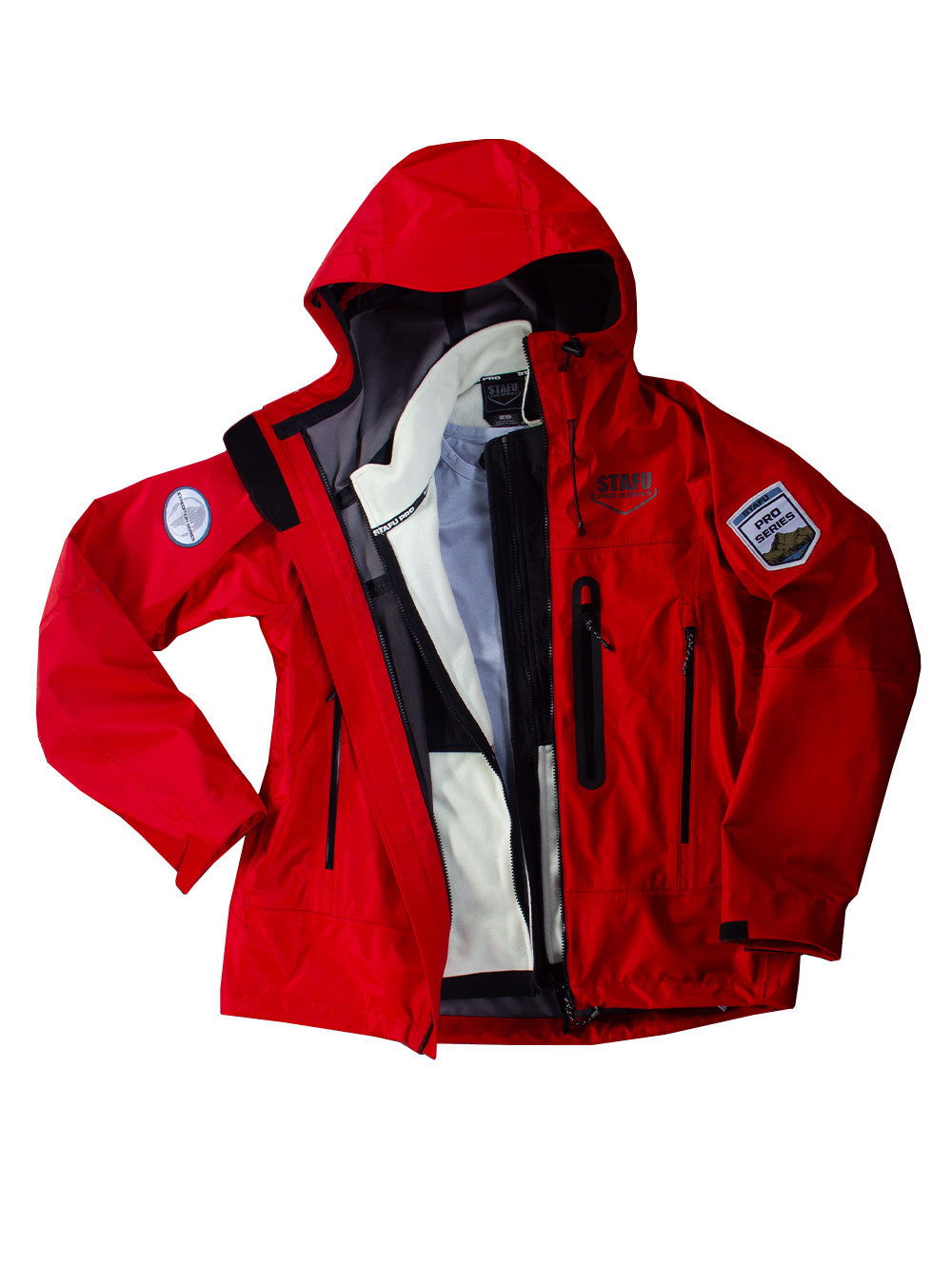 XP Baffin Su Geçirmez Ceket - Kırmızı - Stafu Pro Series