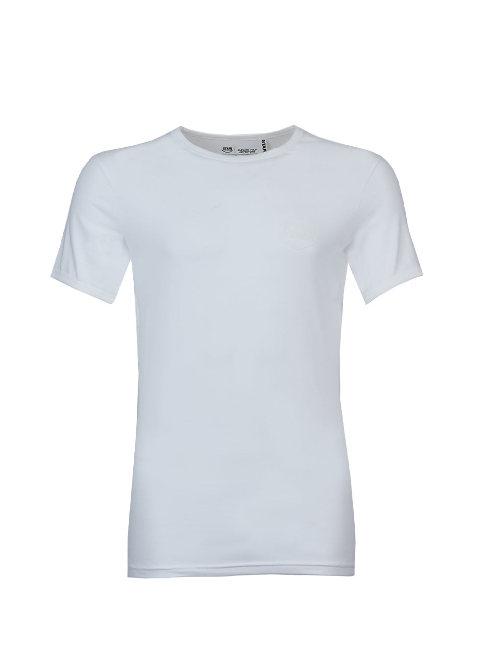 Base Streç Superior Pamuklu T-Shirt - Beyaz - Stafu Pro Series