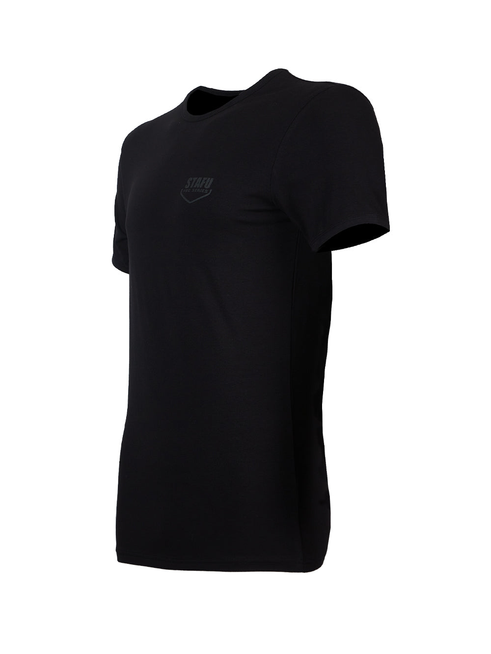 Base Streç Superior Pamuklu T-Shirt - Siyah - Stafu Pro Series