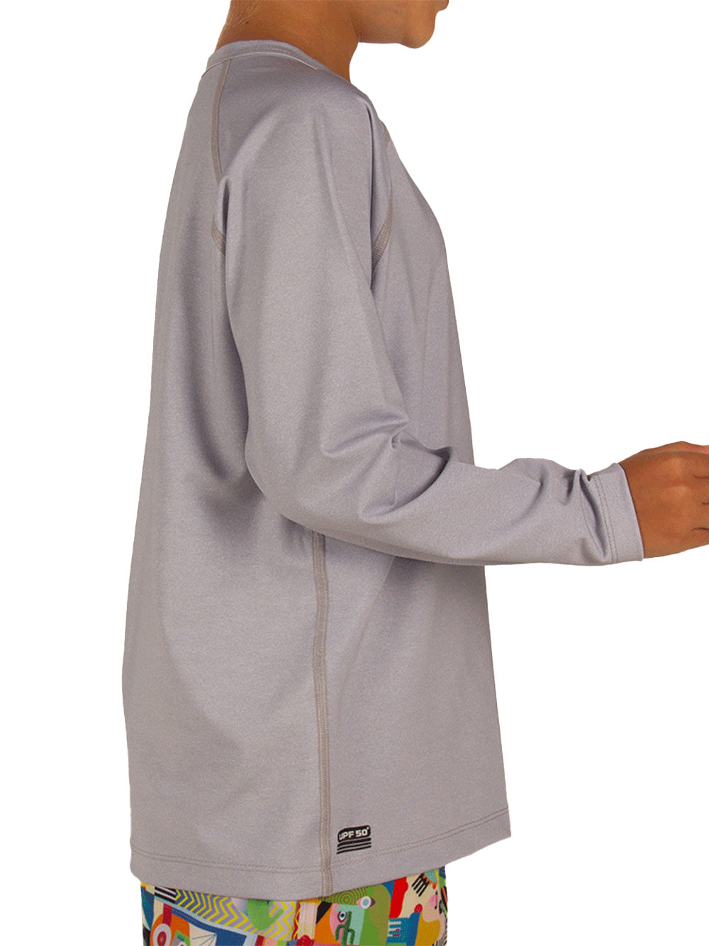 Cyclone Jr. UV Korumalı T-Shirt - Açık Gri - Stafu Pro Series