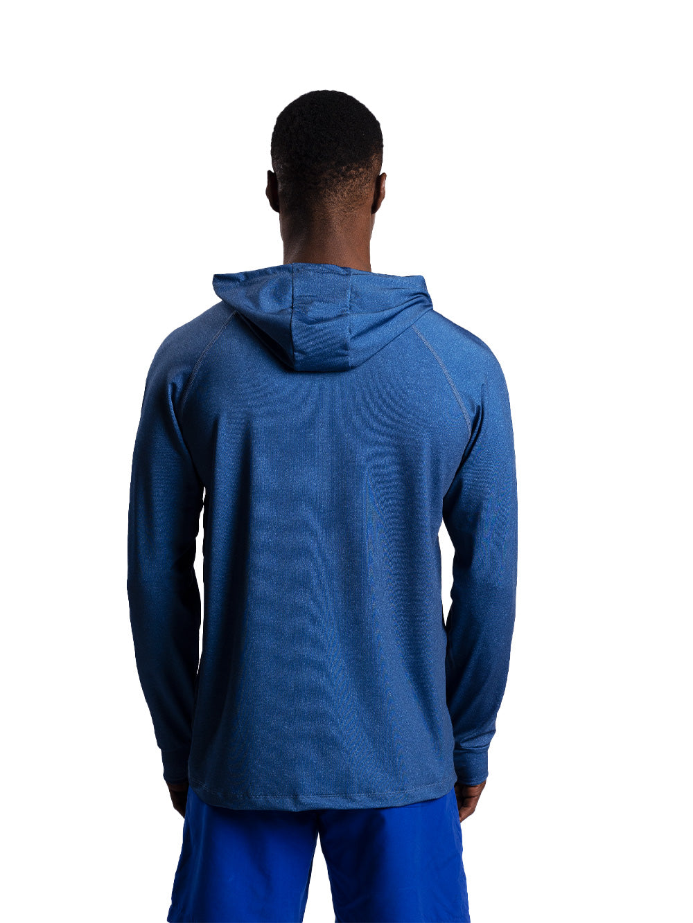 Cyclone Kapüşonlu UV Korumalı Performans T-Shirt - Lacivert - Stafu Pro Series