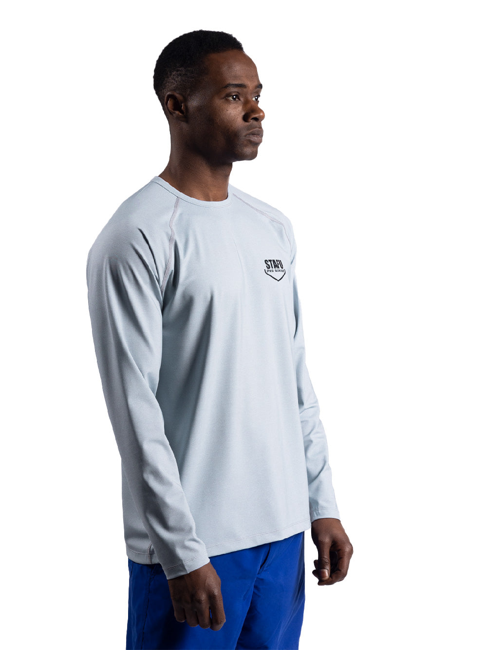 Cyclone UV Korumalı T-Shirt - Açık Gri - Stafu Pro Series