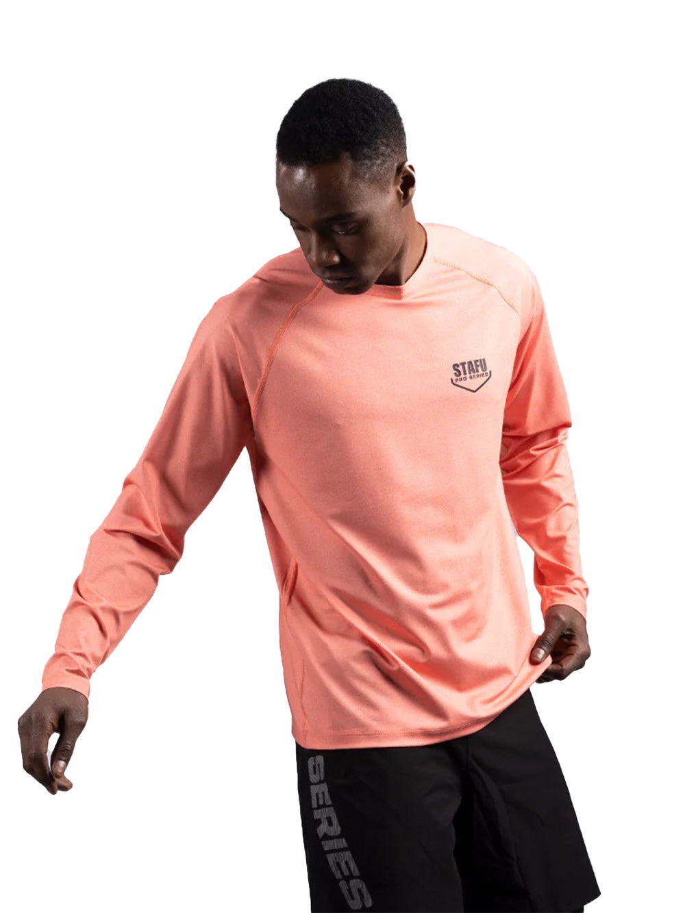 Cyclone UV Korumalı T-Shirt - Somon - Stafu Pro Series