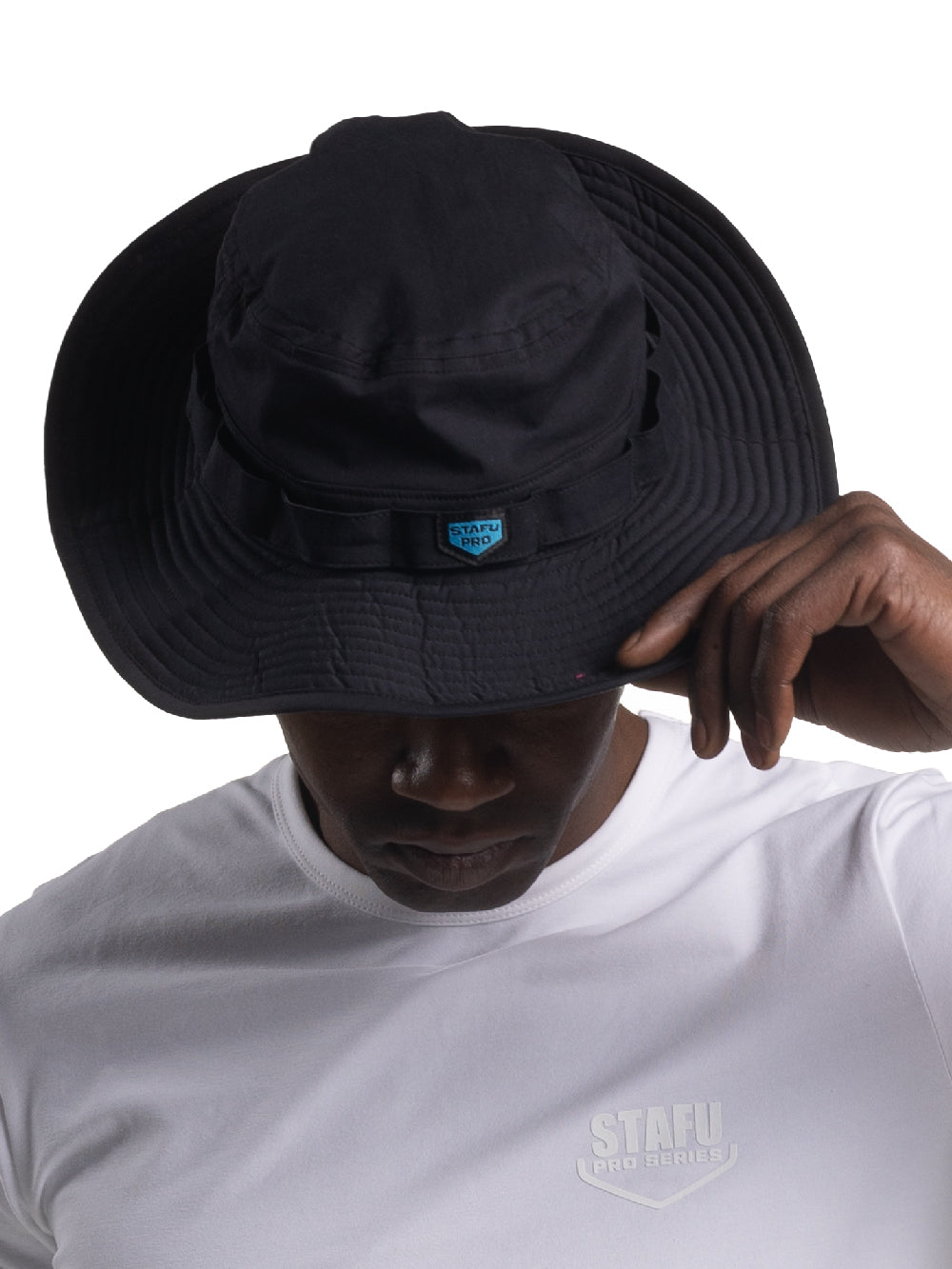 F. Guerilla Safari Şapkası - Siyah - Stafu Pro Series