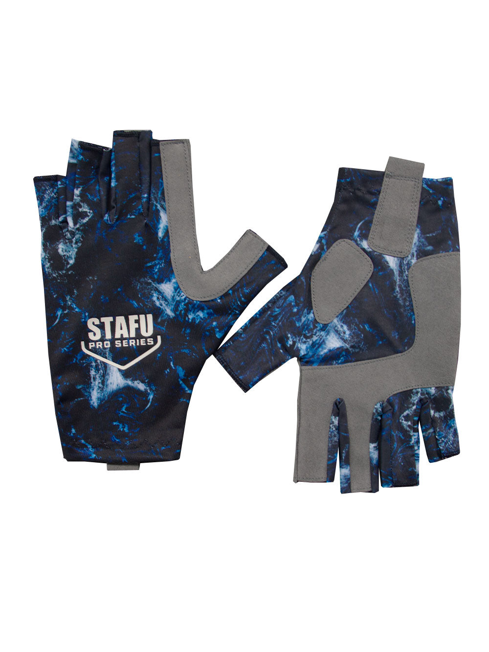 Gryph UV Korumalı Parmaksız Eldiven - Dark Storm - Stafu Pro Series