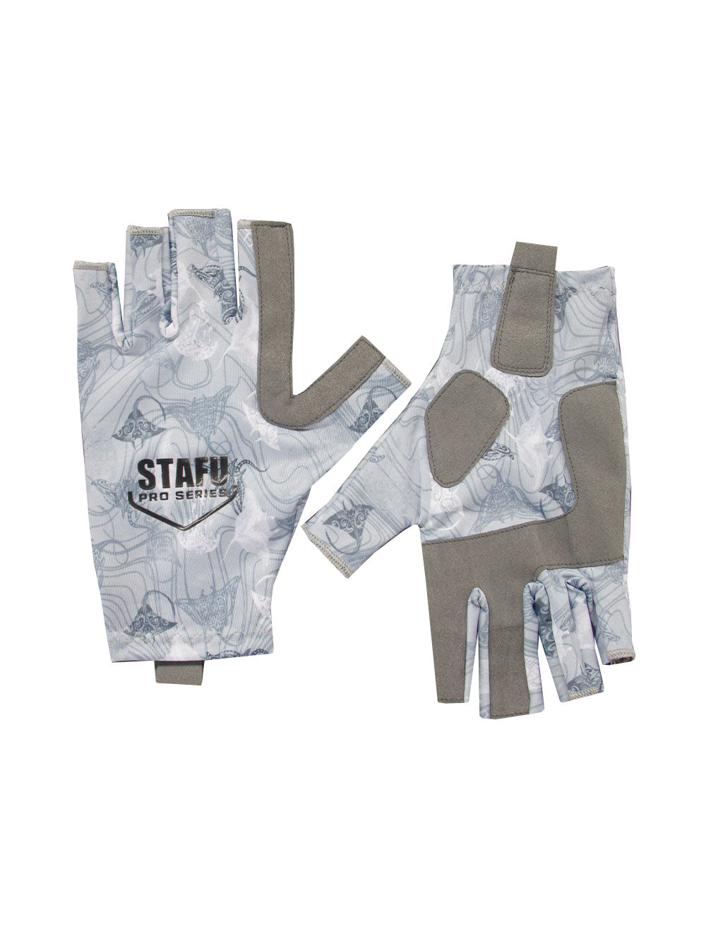 Gryph UV Korumalı Parmaksız Eldiven - Manta Gri - Stafu Pro Series