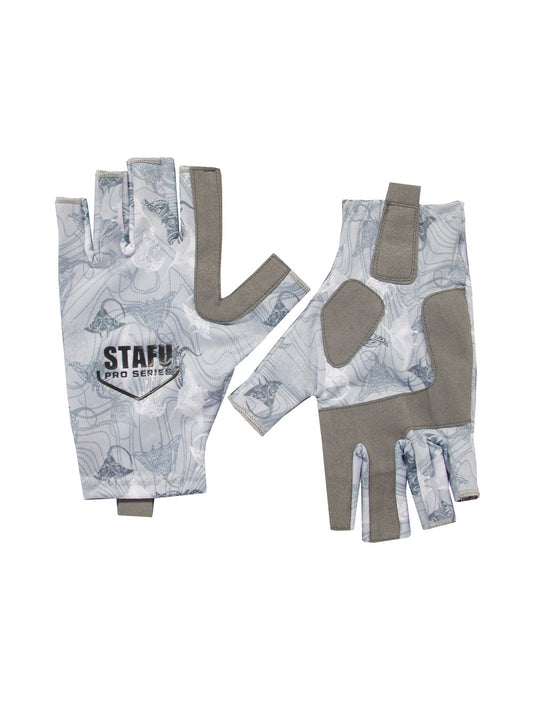 Gryph UV Korumalı Parmaksız Eldiven - Manta Gri - Stafu Pro Series