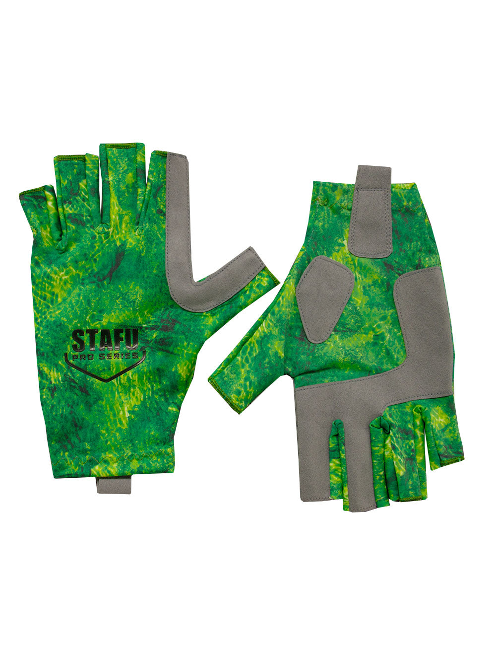 Gryph UV Korumalı Parmaksız Eldiven - Marlin Mania Yeşil - Stafu Pro Series
