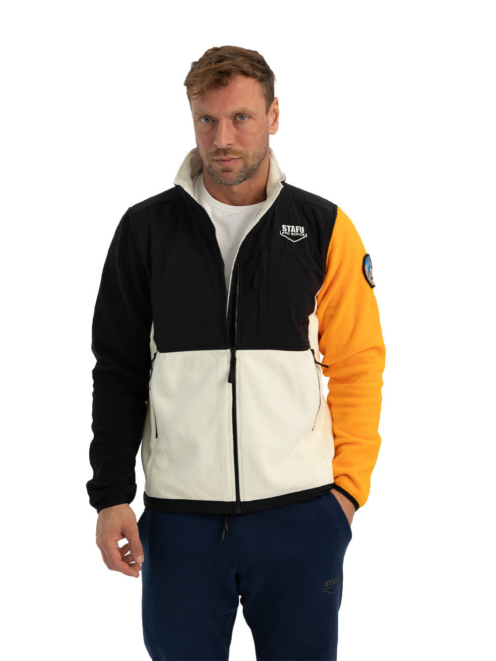 Indus Polar Ceket - Siyah/Turuncu - Stafu Pro Series