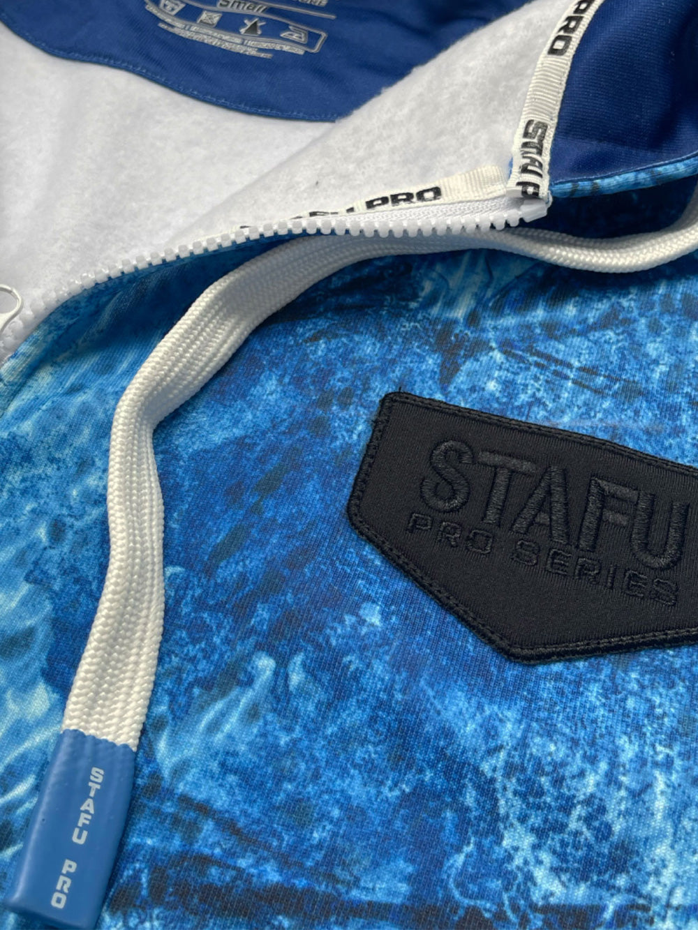 Jedi Fermuarlı Kapüşonlu Sweatshirt - Marlin Mania Mavi - Stafu Pro Series