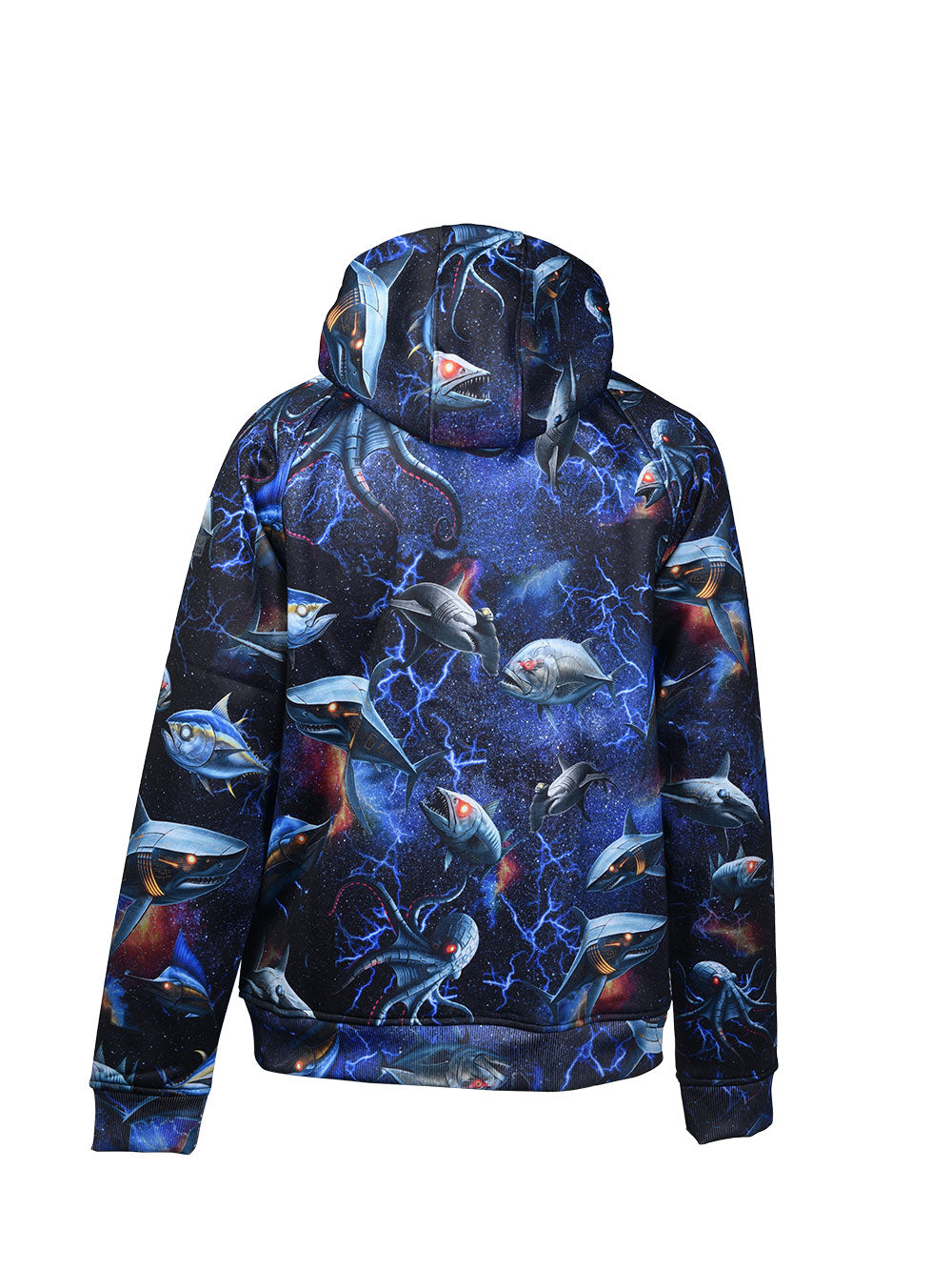 Jedi Fermuarlı Kapüşonlu Sweatshirt - Droid