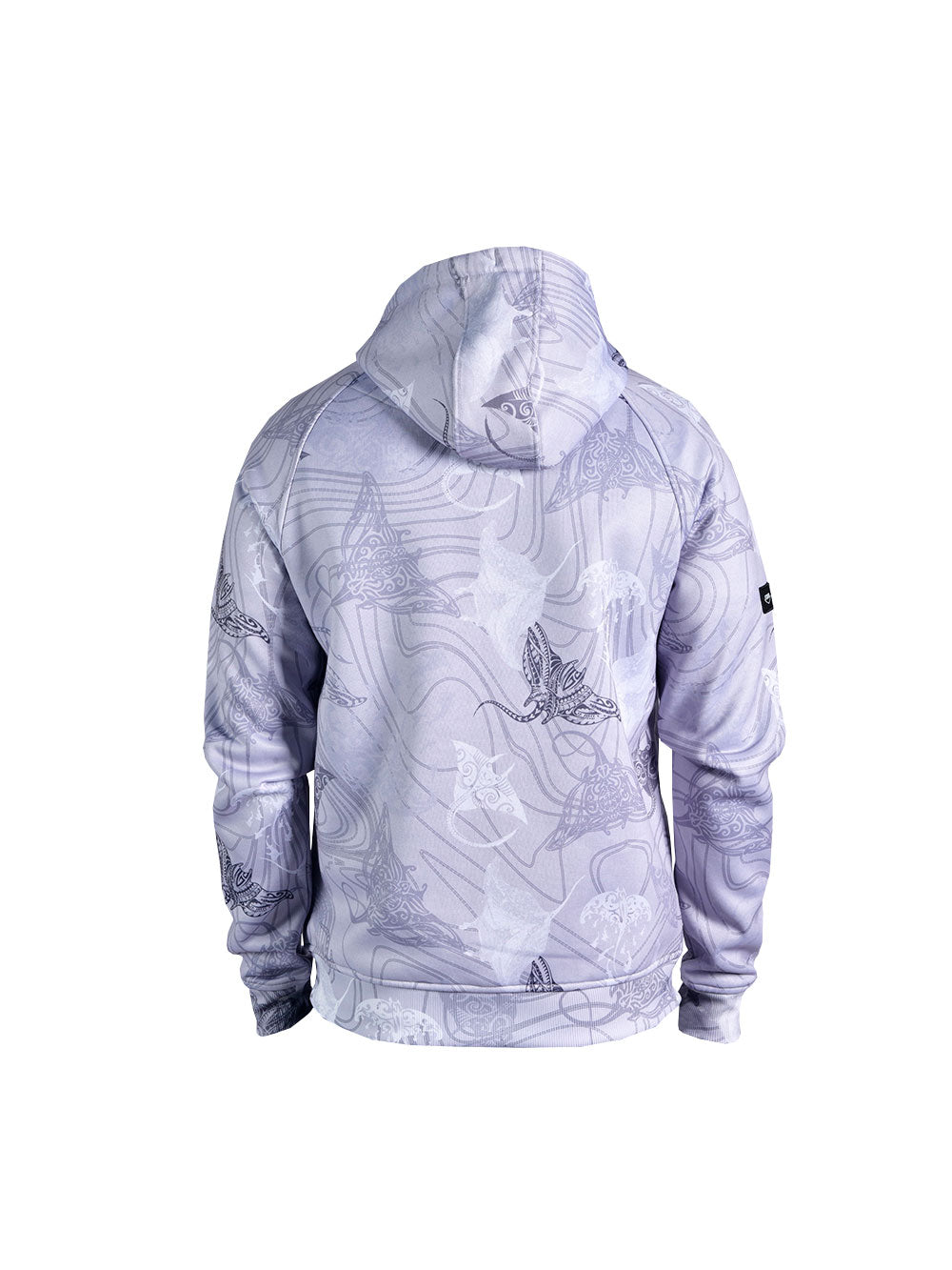 Jedi Zippered Hooded Sweatshirt - Manta Grey