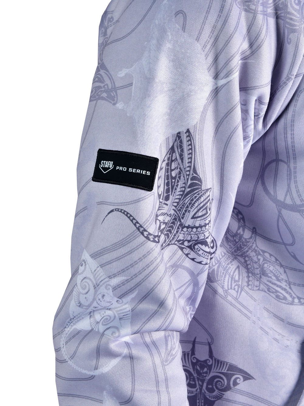 Jedi Zippered Hooded Sweatshirt - Manta Grey