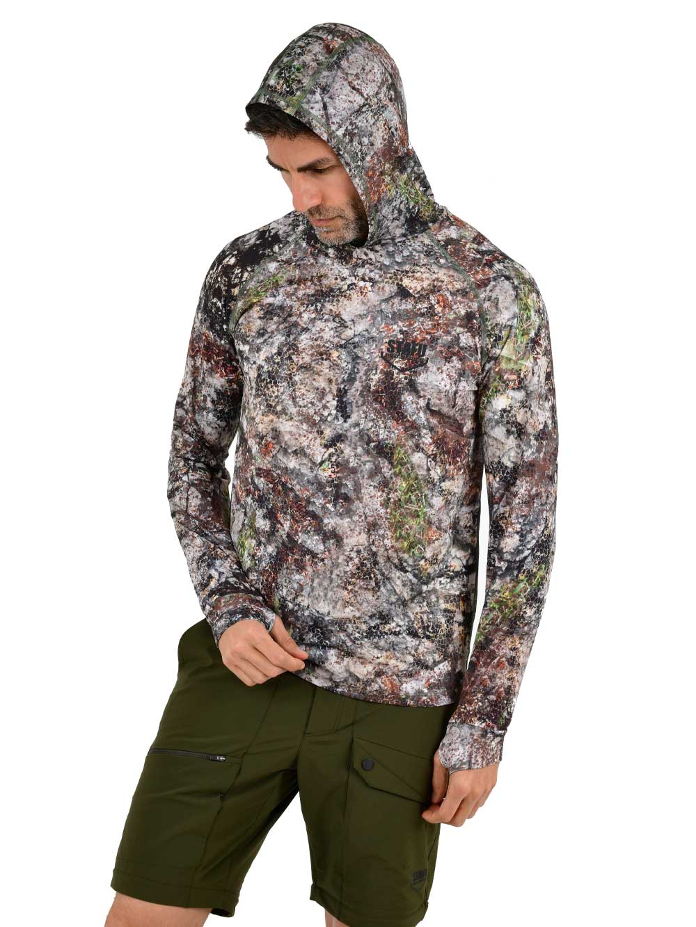 Khagan UV Korumalı Performans T-Shirt - Altai Camo