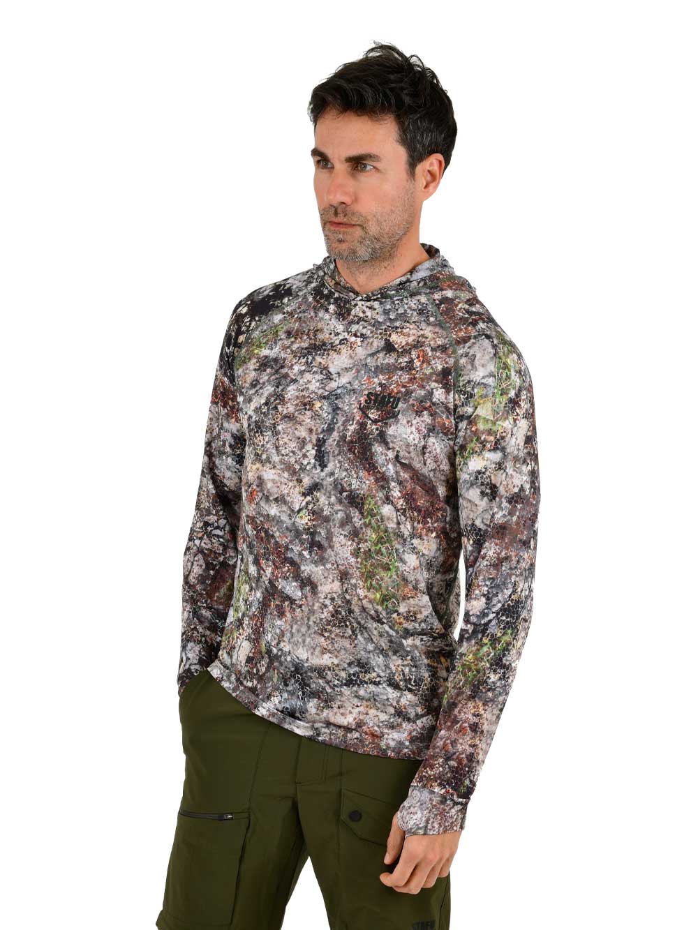 Khagan UV Korumalı Performans T-Shirt - Altai Camo
