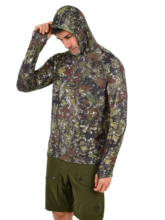 Khagan UV Korumalı Performans T-Shirt - Bushman Camo - Stafu Pro Series
