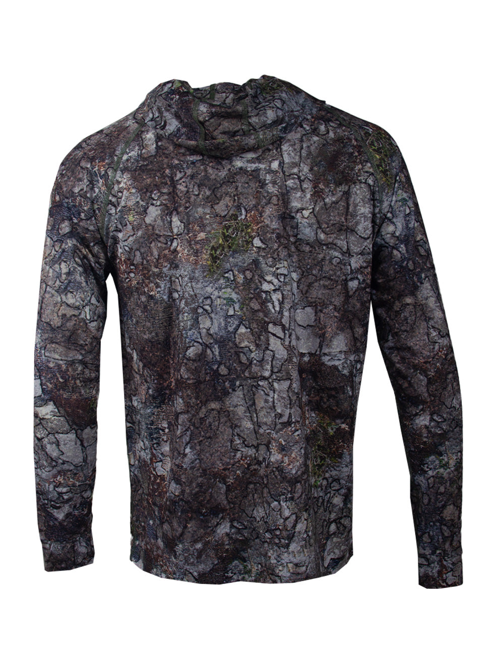 Khagan UV Korumalı Performans T-Shirt - Dark Stone Camo - Stafu Pro Series