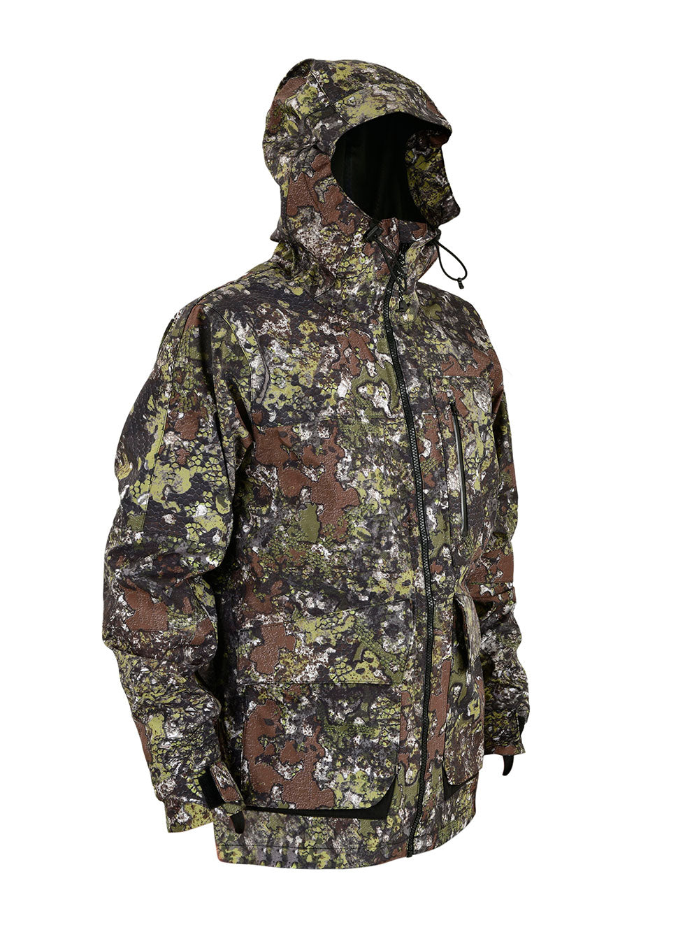 Khumbu Full Zip Hooded Rainwear - Bushman Camo - Stafu Pro Series