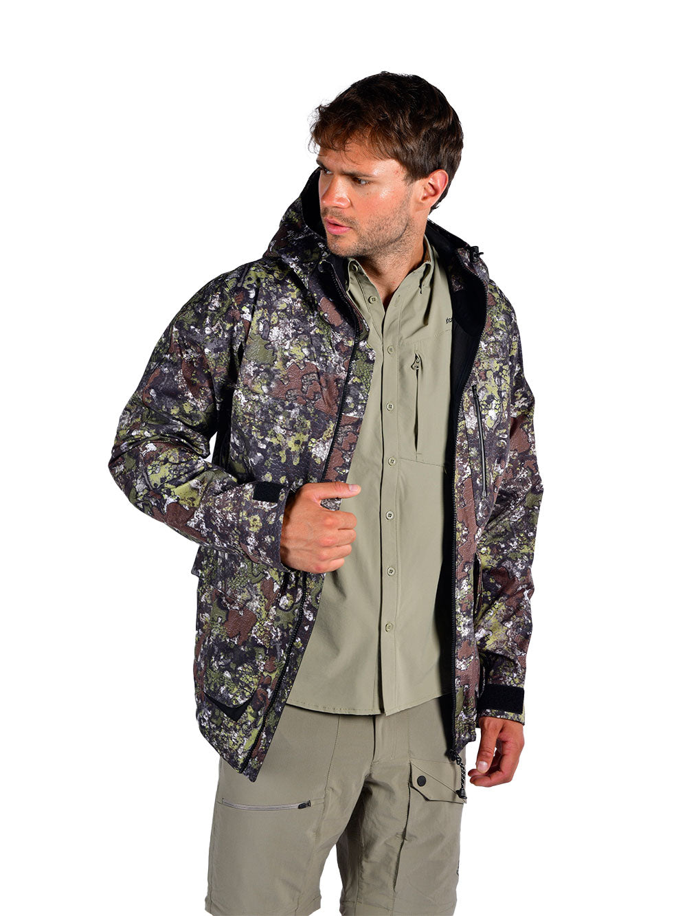 Khumbu Waterproof Outer Jacket - Bushman Camo
