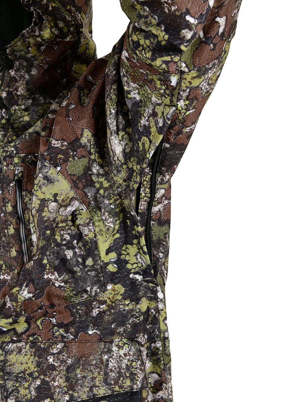 Khumbu Full Zip Hooded Rainwear - Bushman Camo - Stafu Pro Series