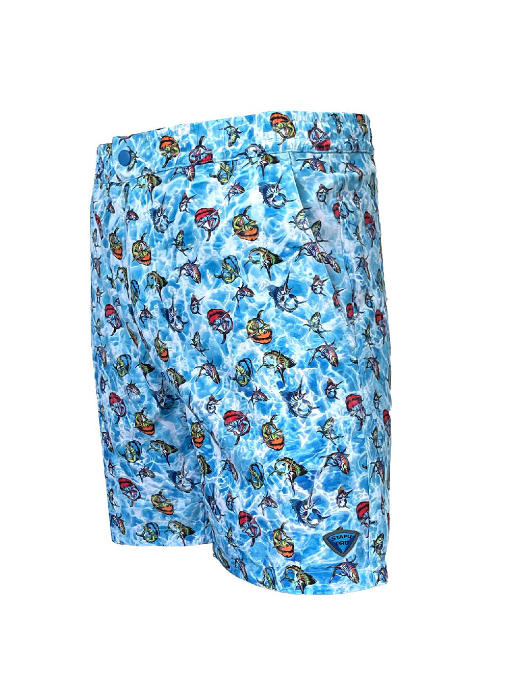 Latitude Swimsuit Shorts - Cartoon Blue