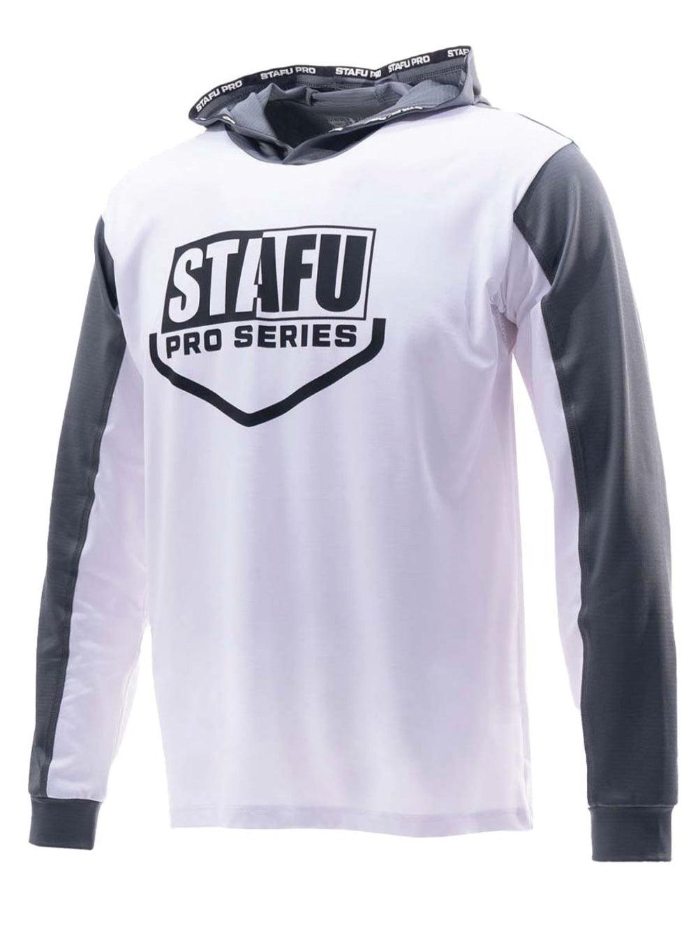 Outrigger Kapüşonlu UV Korumalı Performans T-Shirt - Gri - Stafu Pro Series