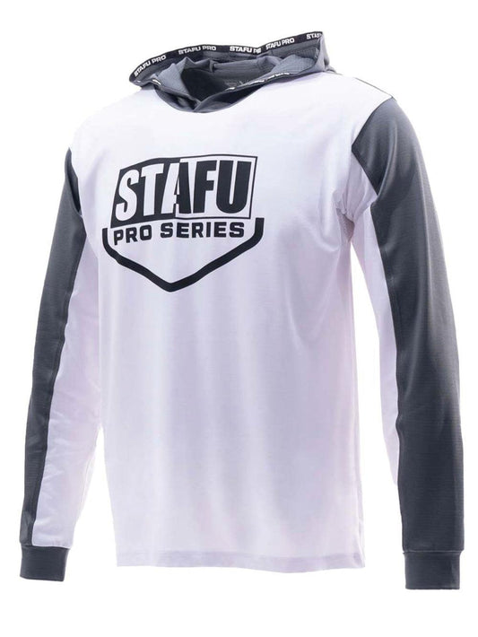 Outrigger Kapüşonlu UV Korumalı Performans T-Shirt - Gri - Stafu Pro Series